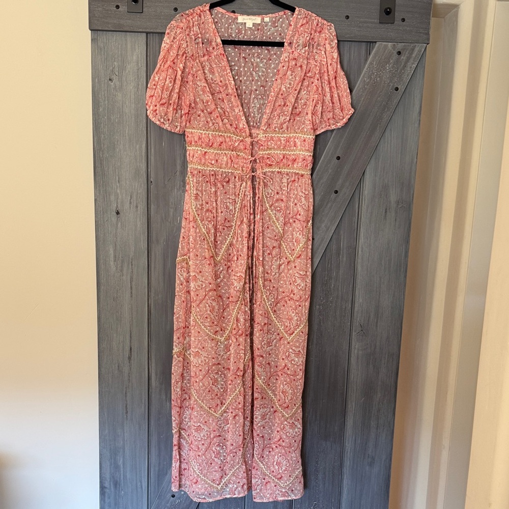 Coral and Cream Floral Dress/Jacket from Forever that girl